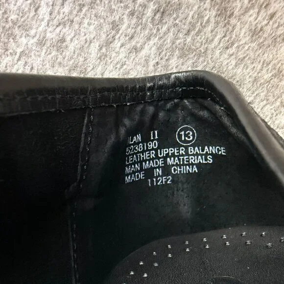 ✅Earth Shoe Mens 13 Alan II Black Leather Tassel Kilti Slip-On Moc Toe Loafers - Picture 3 of 12